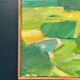 Original Swedish Oil on Canvas – “Early Summer Landscape” by Rolf Andersson – Signed – 2003 – Vintage & Framed – 24.5 × 24.5 cm