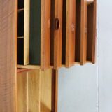 William watting wallnut & brass sideboard for fristho, 1955, denmark