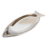 Plateau de service poisson vintage WMF Cromargan, acier inoxydable
