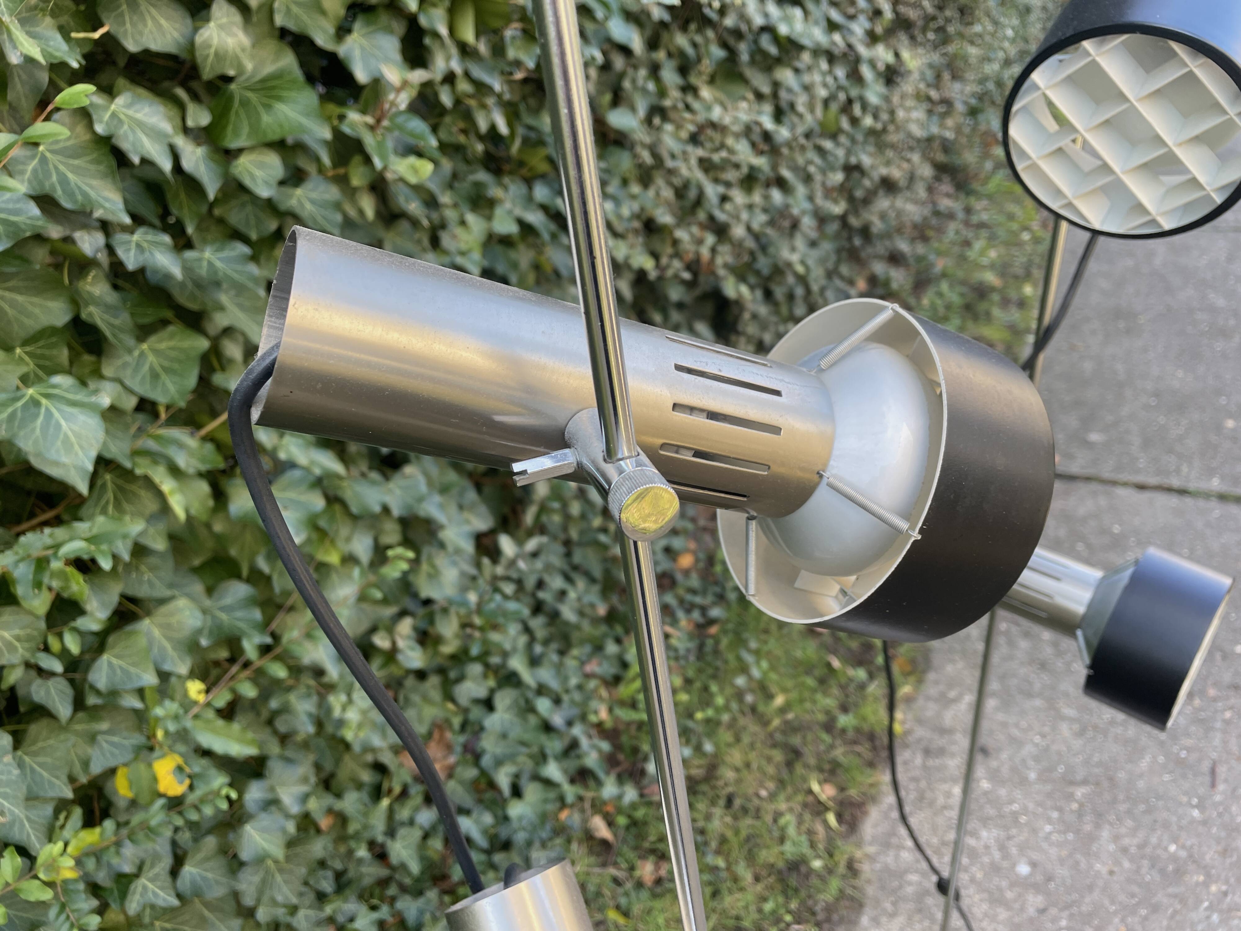 Pair of floor lamps by Alain Richard. Model A14