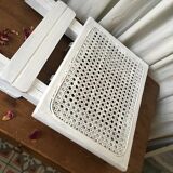 Caning vintage folding stool