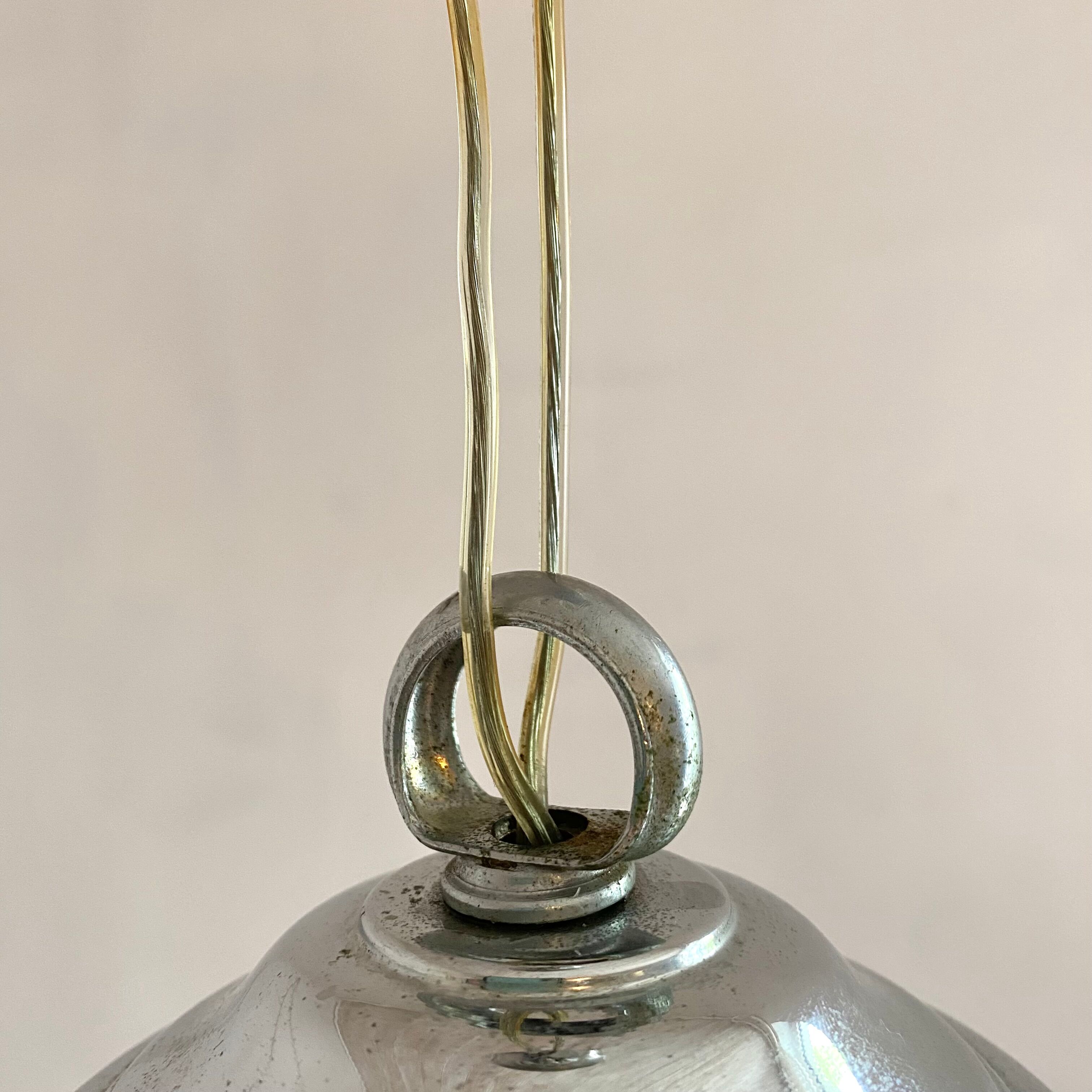 Vintage stained glass style pendant lamp