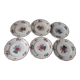 6 flat plates in earthenware of sarreguemines model agreste