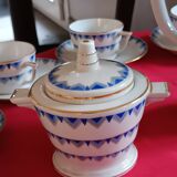 Art Deco coffee service Limoges attributed to Bétoule Legrand & Cie 1928