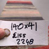 Old Turkish narrow Kilim Runner 140x41 cm shabby chic, vintage kelim