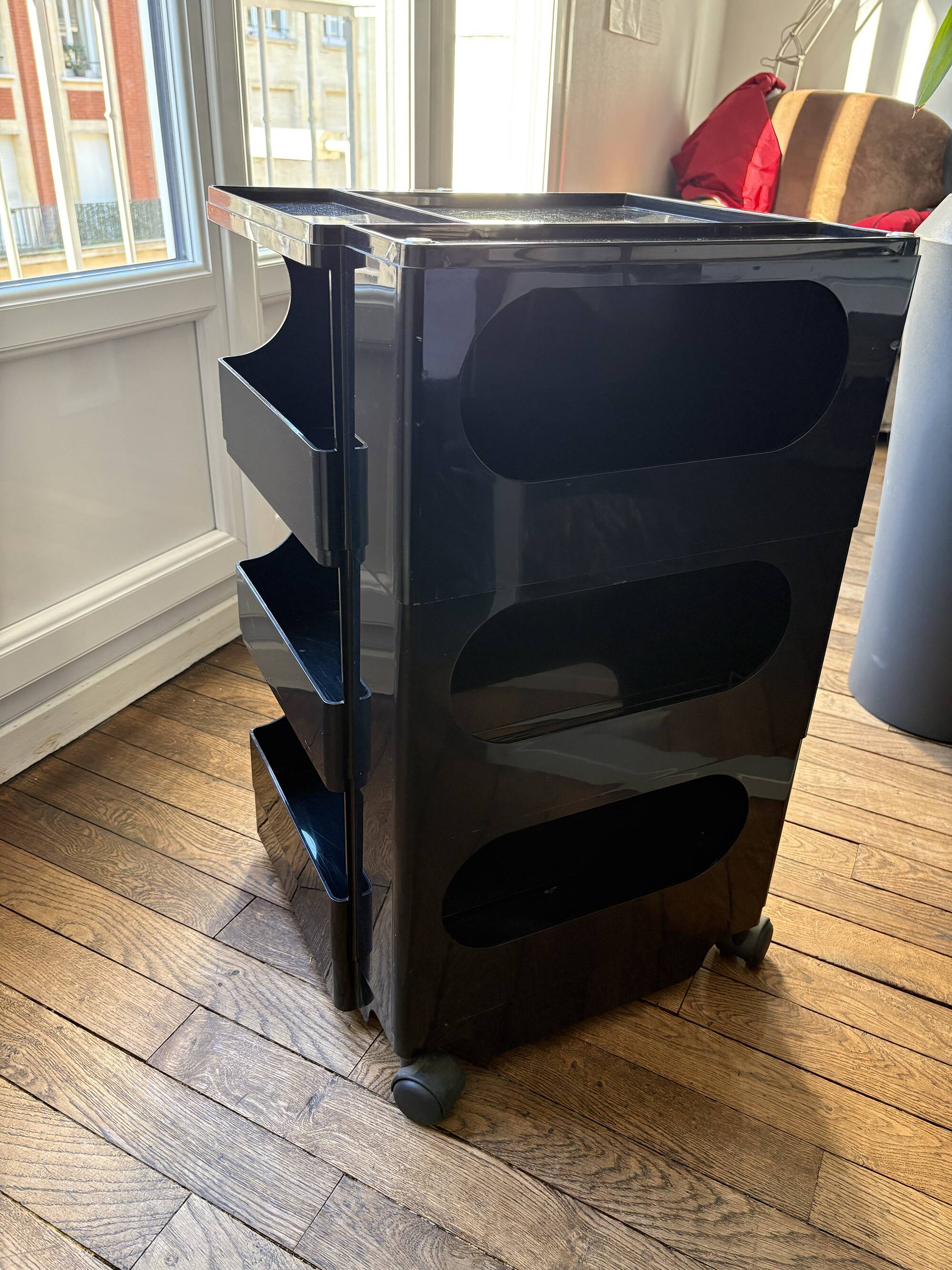 Boby B-Line trolley by Joe Colombo, designed by Joe Colombo, Italian design 1970.