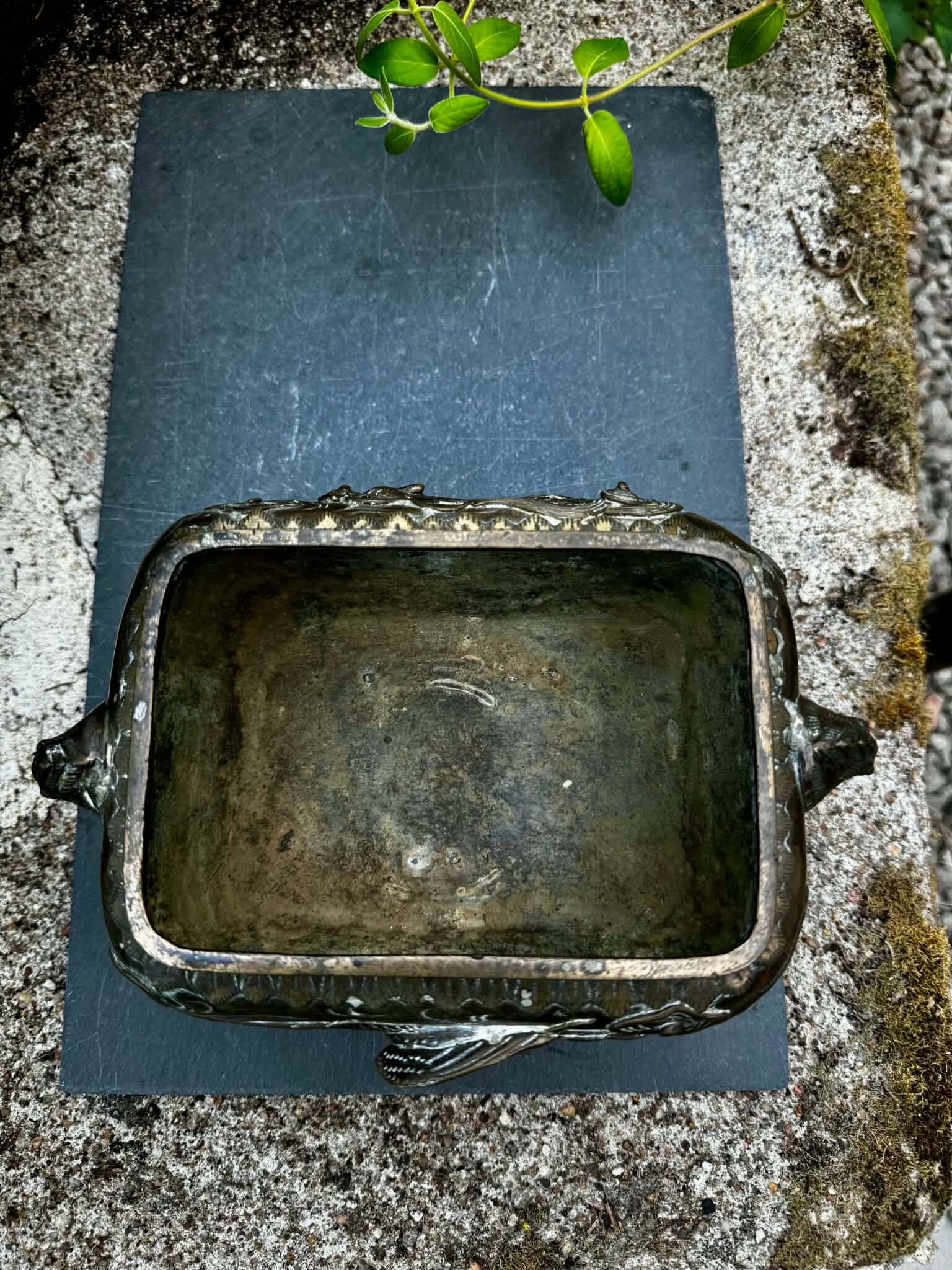 Jardinière, cache-pot en bronze, Asie XIXe siècle