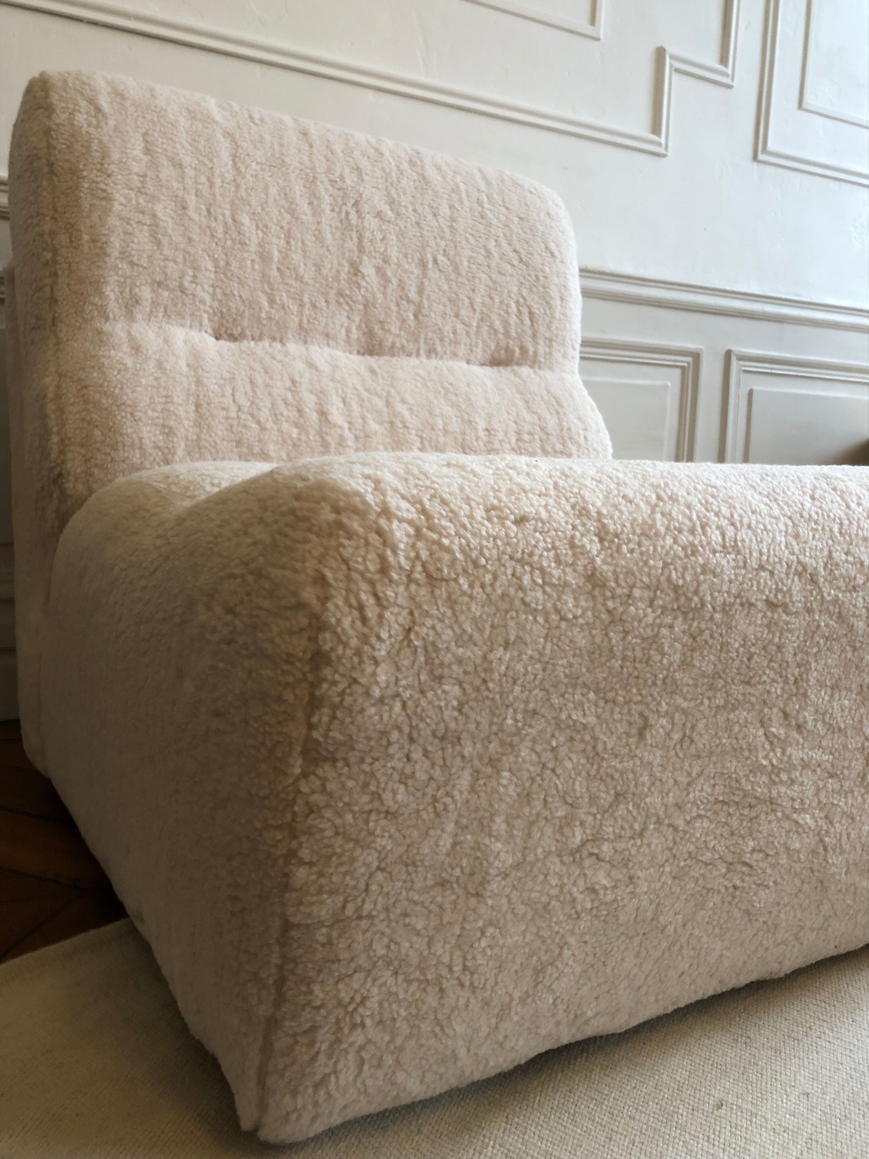 Vintage heater sheep's wool