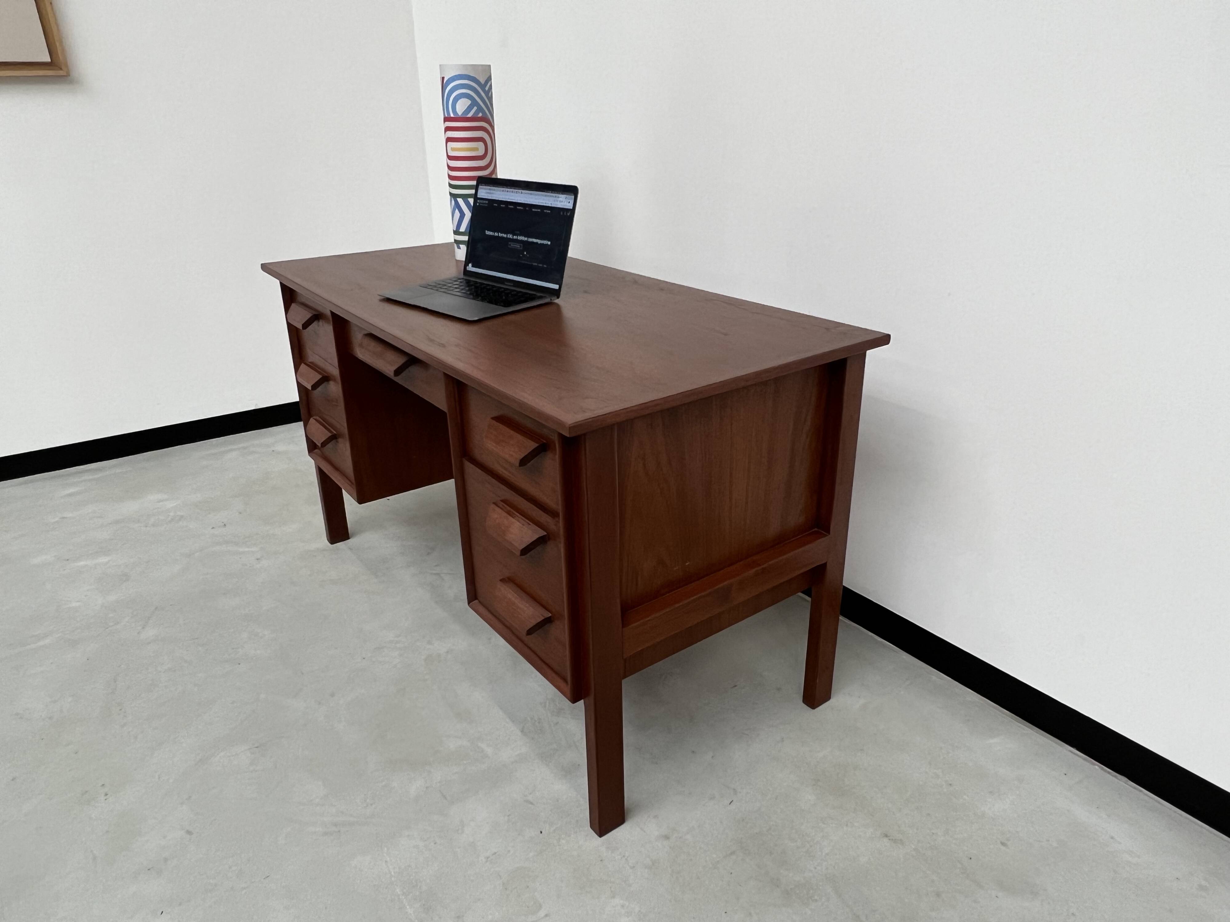 Scandinavian teak desk, circa 1970