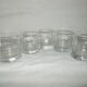 Lot 5 verres martini bistrot publicitaire