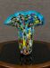 Grand vase en verre de Murano à décor millefiori