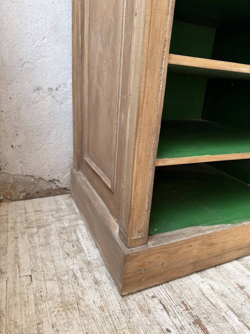 Meuble de métier à casiers en chêne, 1900