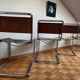 4 chaises B33 Marcel Breuer