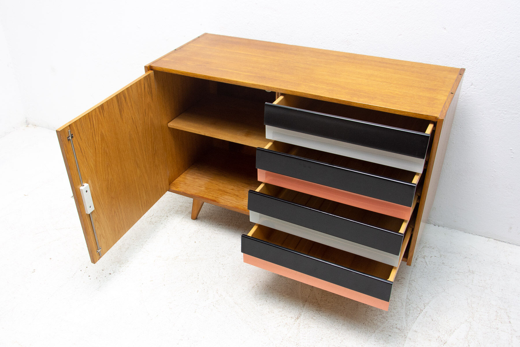 Mid century chest of drawers U-458 by Jiri Jiroutek, Czechoslovakia, 1960´s