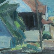 Carl Berndtsson, Swedish Modern Painting, 1960s, Oil on Canvas, Framed