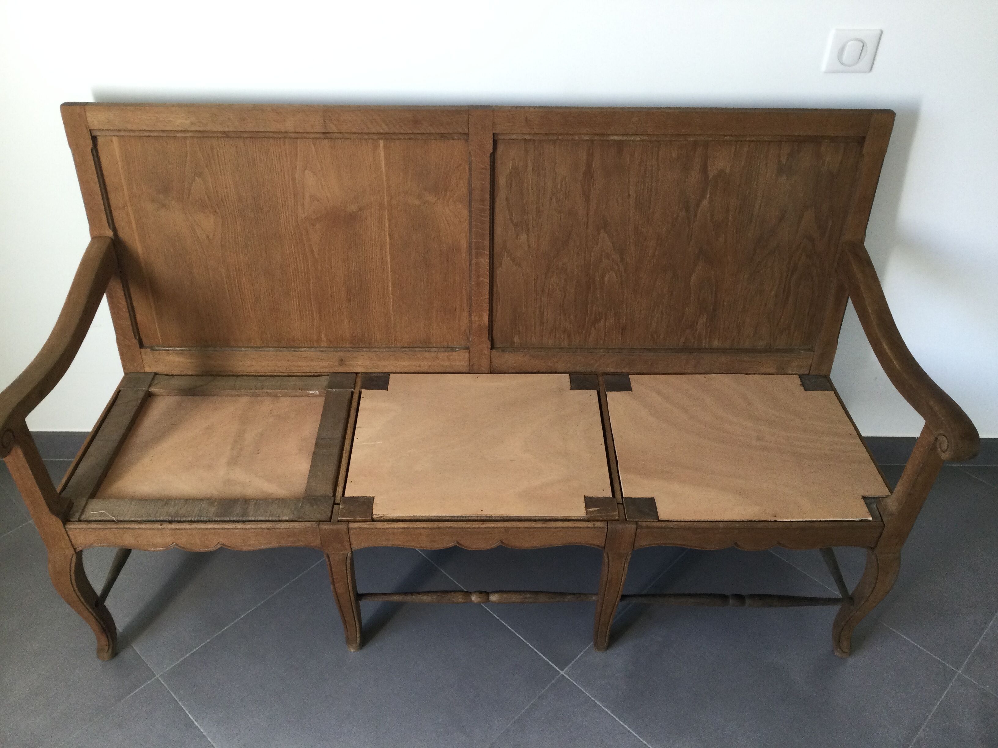 Banquette dit radassier