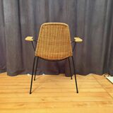 Chair with armrests designed by Gian Franco Legler, Italy, 1950s