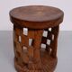 African hand carved stool Cameroon 1950s
