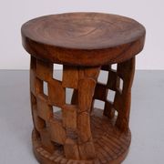 African hand carved stool Cameroon 1950s