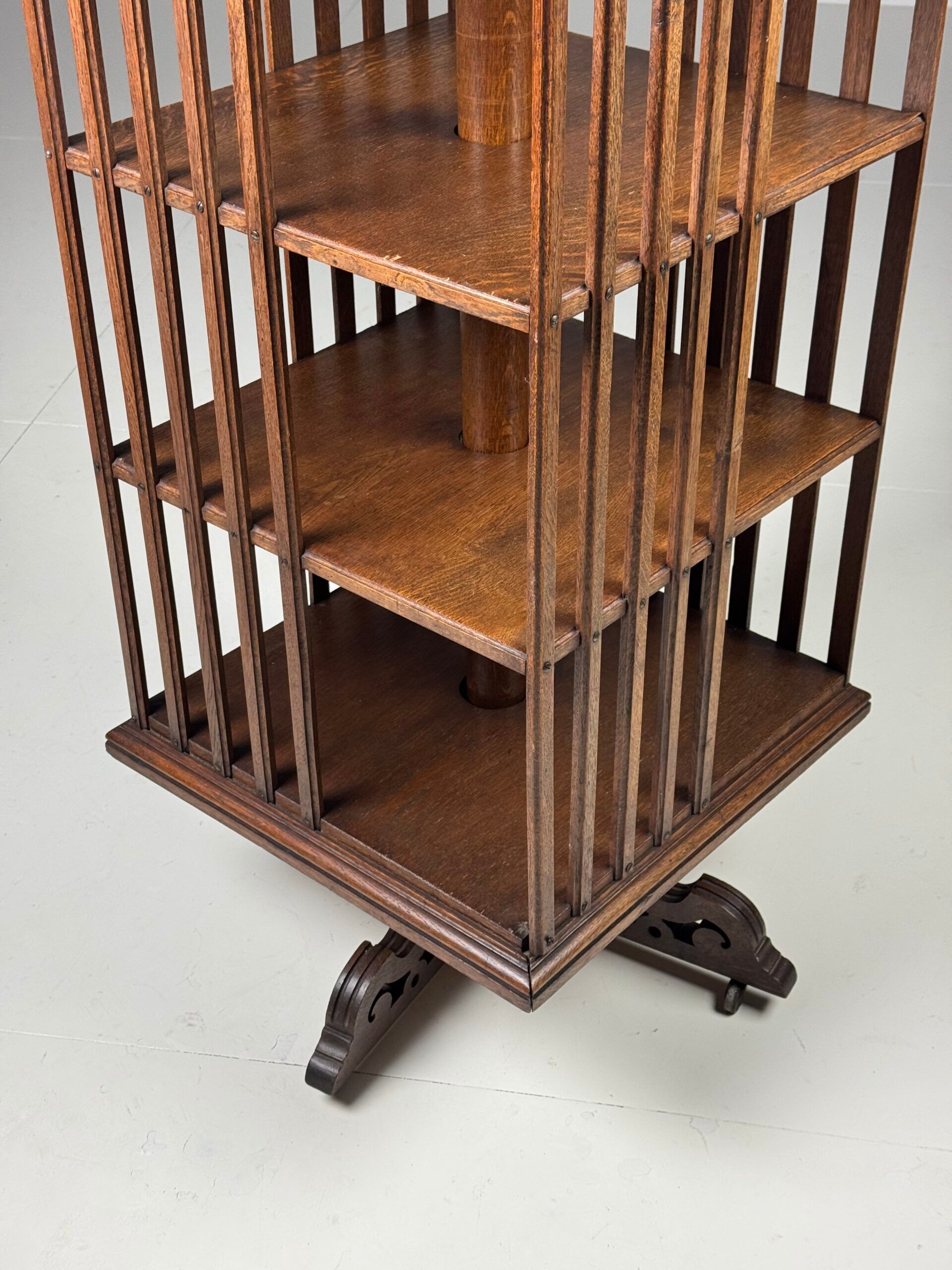 Oak book carousel ca. 1900
