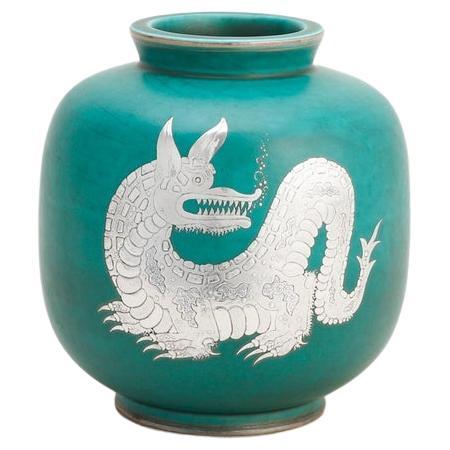 Vase Wilhelm Kage Gustavsberg Sweden, 1950. Signed and dated.