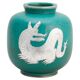 Vase Wilhelm Kage Gustavsberg Sweden, 1950. Signed and dated.