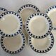 7 plates Faïencerie Nouvelle de Provence 1930s