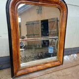 Wood Mirror and Stuk Brown and Black