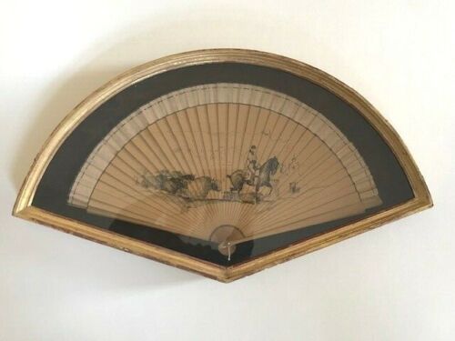 Éventail XIXème encadré