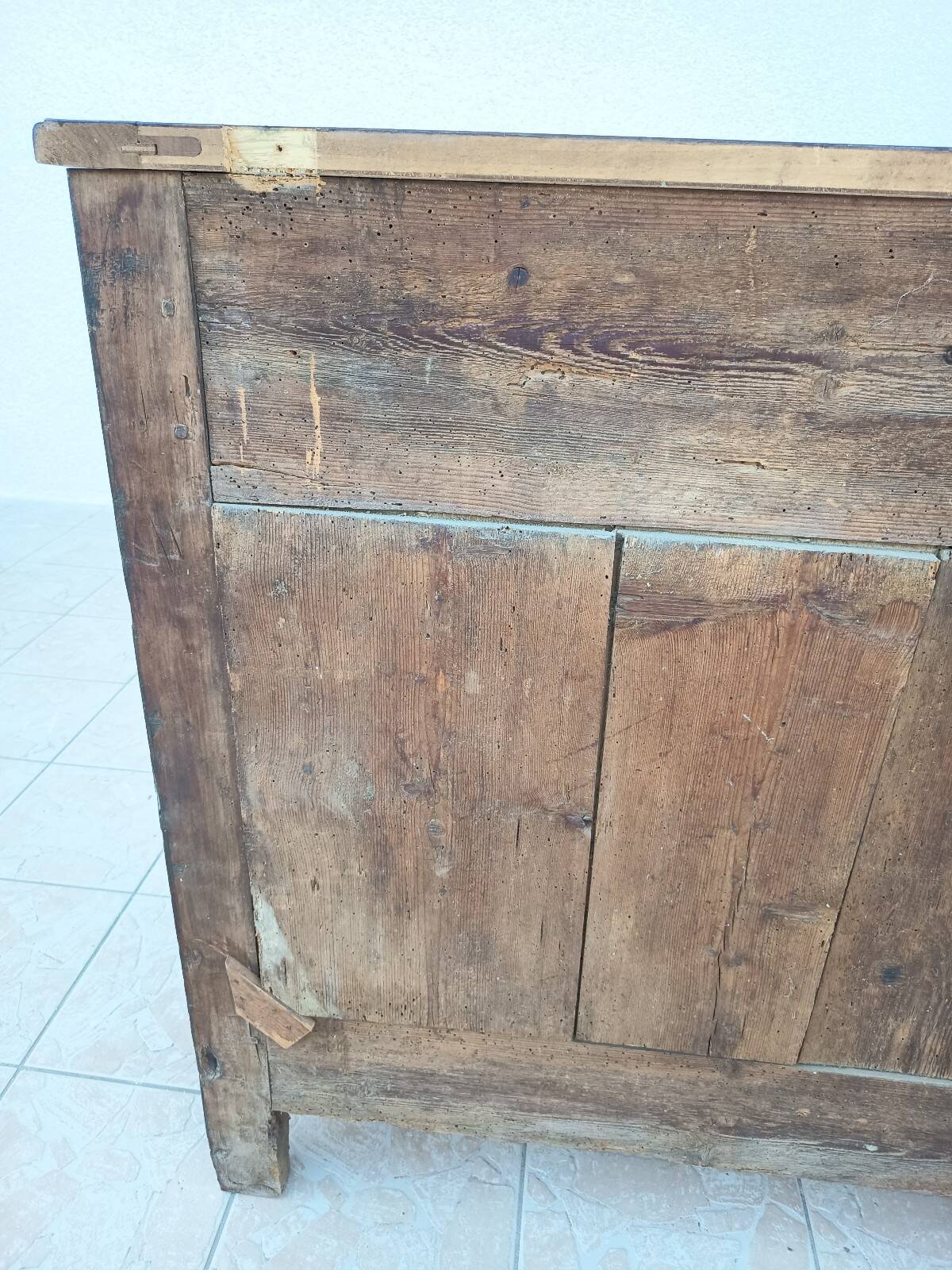 Louis XVI walnut buffet from the 19th century.