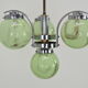 Art deco chrome chandelier,1930's.