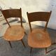 Série de 5 chaises bistrot Hiller