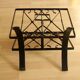 Handmade wrought iron magazine rack - vintage