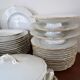 Porcelain plates for 12 people 48 pieces