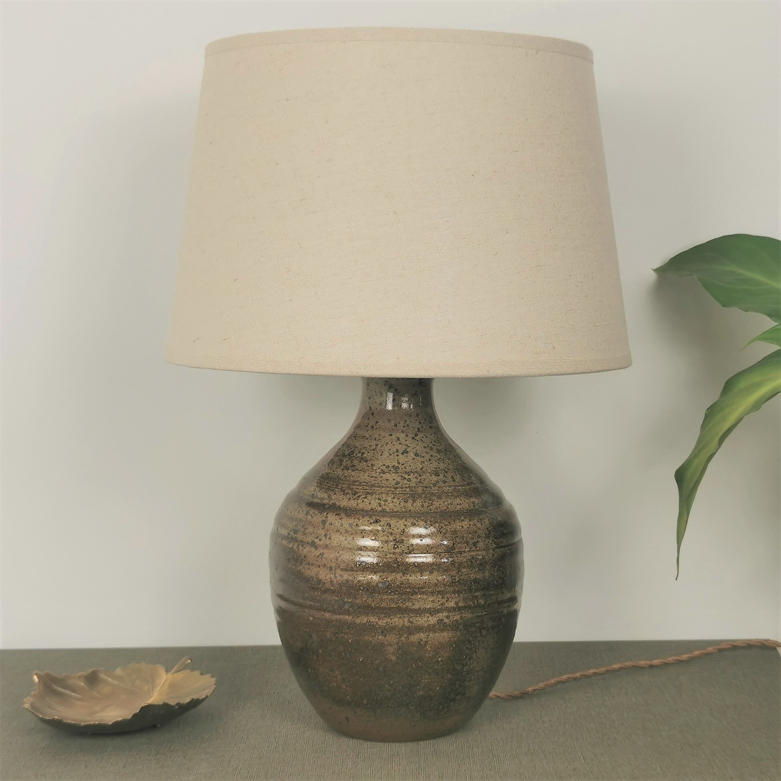 Lampe en grès