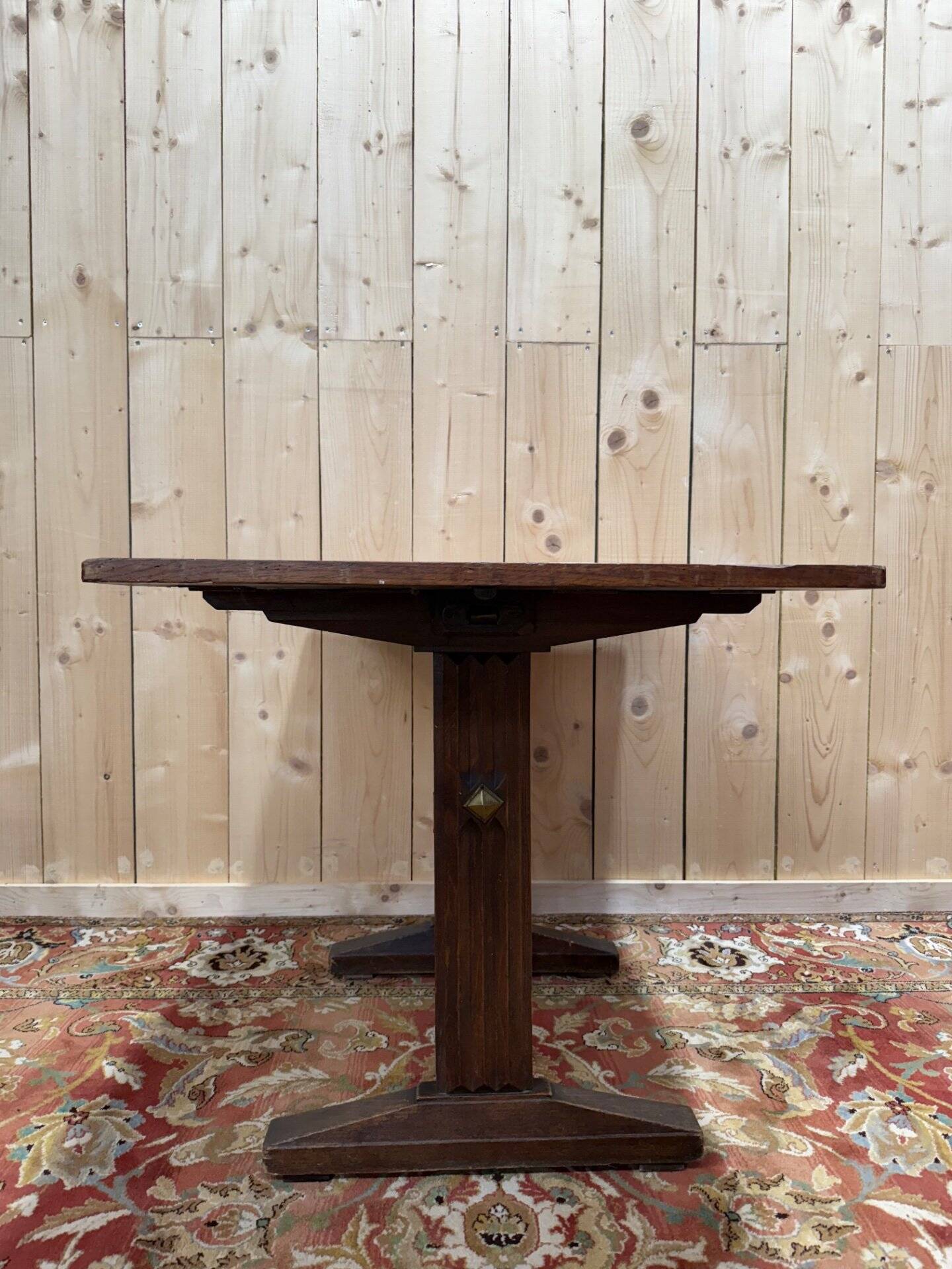 Art Deco period oak bistro table
