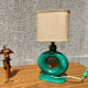 Table lamp in art ceramic Bordeaux