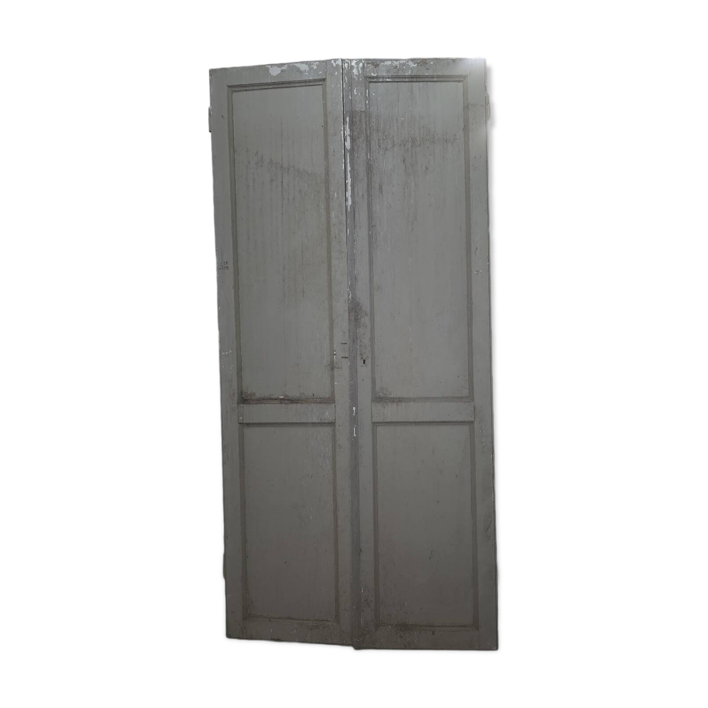 Anciennes portes double en sapin