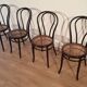 Chaises de salle à manger en hêtre courbé dans le style de Thonet, Italie, lot de 4