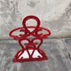 Enamelled cast iron cane umbrella holder