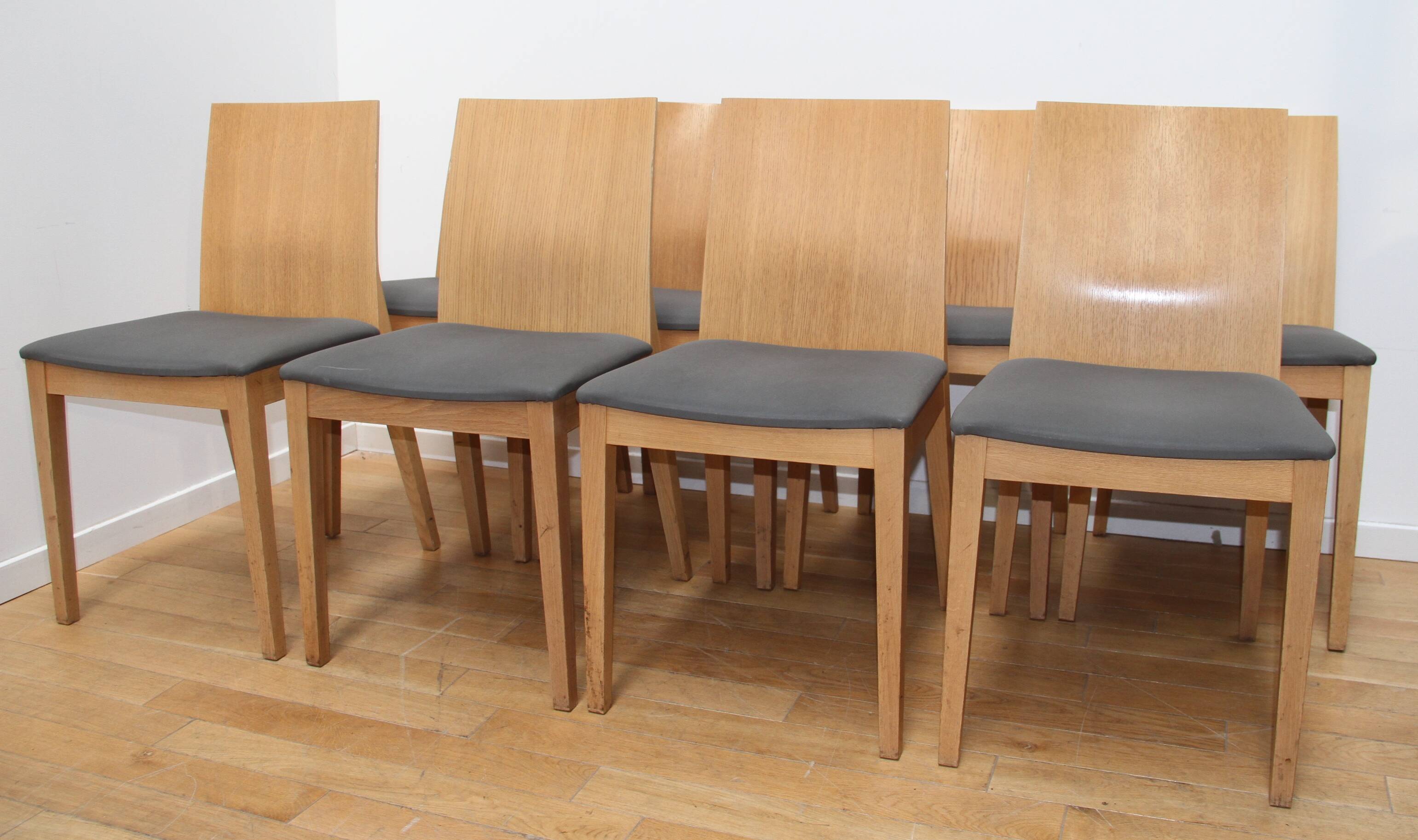 Set of 8 dining room chairs, Pedrali