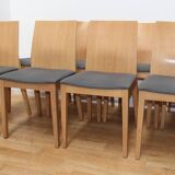 Set of 8 dining room chairs, Pedrali