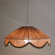 Suspension forme florale unie Cosette "classic linen"