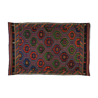 Anatolian handmade kilim rug 316 cm x 194 cm