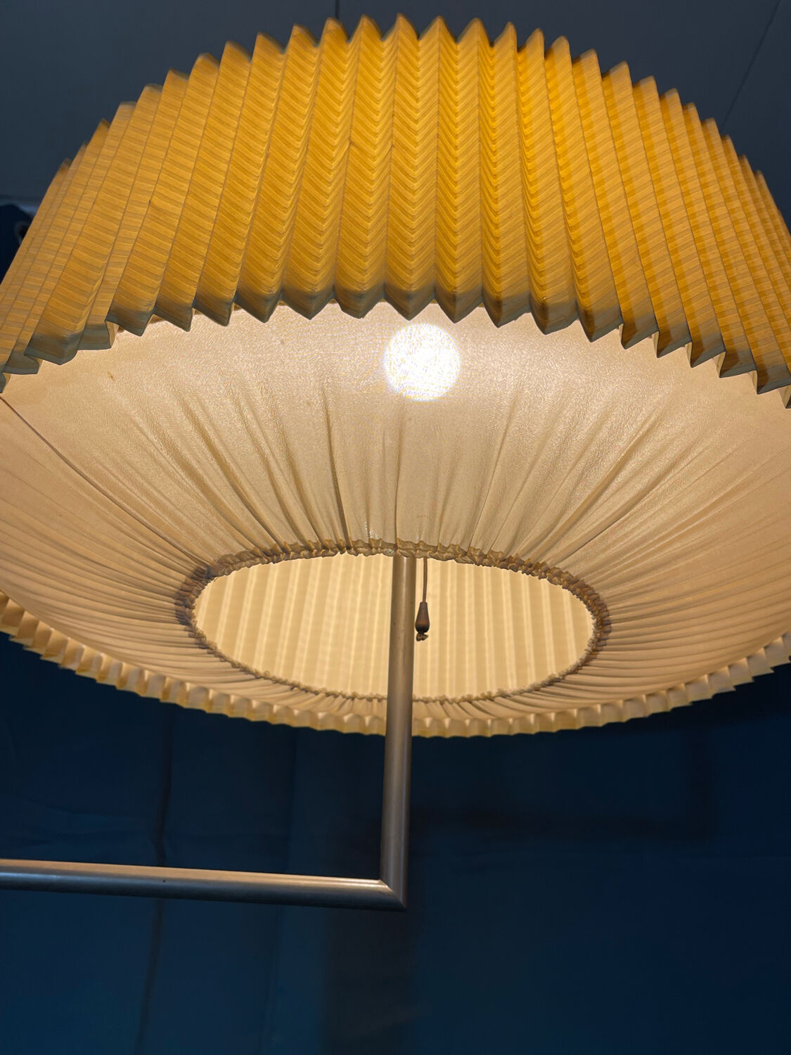 Floor lamp, art deco reader 1930 rosewood