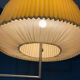 Floor lamp, art deco reader 1930 rosewood