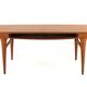 Table basse 'Smile' - design danois - milieu du siècle moderne - restaurée