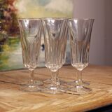 Set of 7 champagne flutes