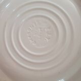 Assiette en faïence anglaise bleue et blanche