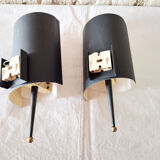 Paire d'appliques vintages 1960